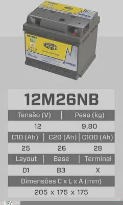 Estacionária MAGNETI MARELLI 12M26NB