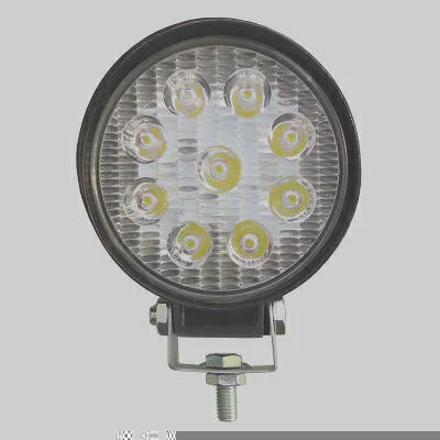 Farol Trabalho Redondo Slim 9 LEDs 9W DNI DNI4159