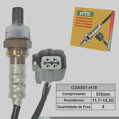 Sensor de Oxigênio NTK OZA501-H18