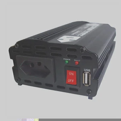 Inversor 24V p/ 110VAC 300W (400W Pico) 1 Tom 1 USB