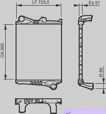 Intercooler VALEO 817775