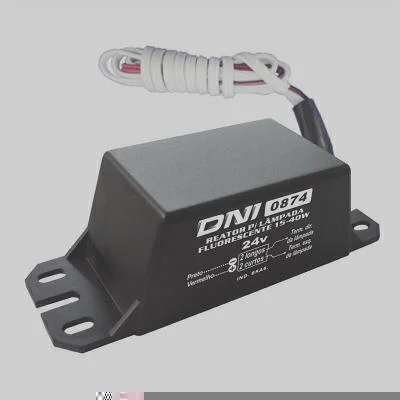 Reator 24V p/ Lâmpada Fluorescente 15-40W DNI DNI0874
