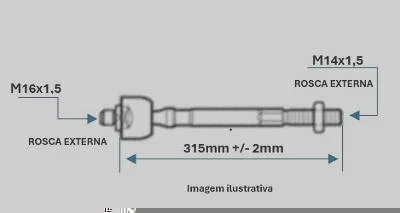 BRAÇO AXIAL DAYCO DSS4429