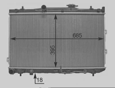 Radiador MAGNETI MARELLI 8MK376763701