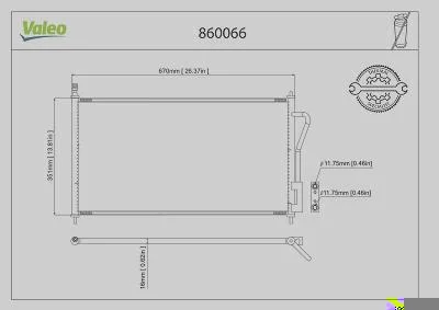 Condensador VALEO 860066