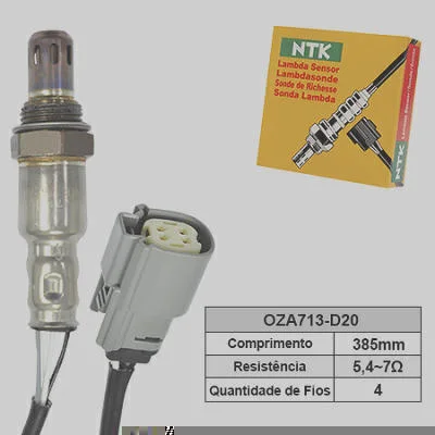 Sensor de Oxigênio NTK OZA713-D20