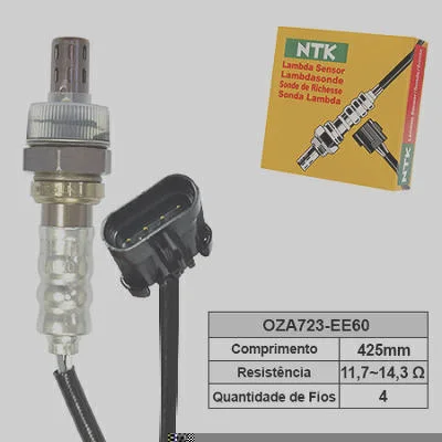 Sensor de Oxigênio NTK OZA723-EE60
