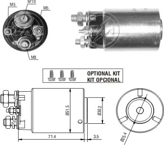 Relé de Partida ZM 1-862 ZM 1862