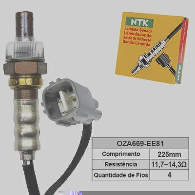 Sensor de Oxigênio NTK OZA669-EE81