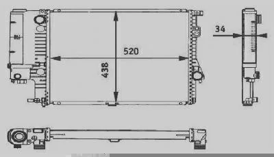 Radiador MAGNETI MARELLI RMMD9973