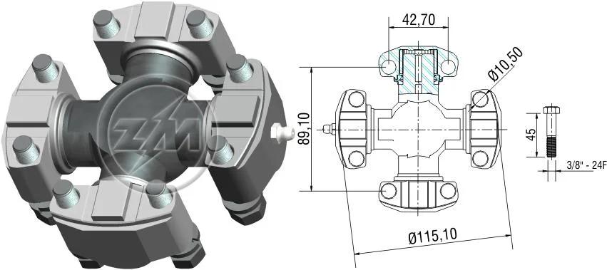ZM 35.005.04 - Cruzeta ZM 3500504