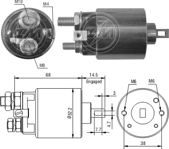 Relé de Partida ZM 2-716 ZM 2716