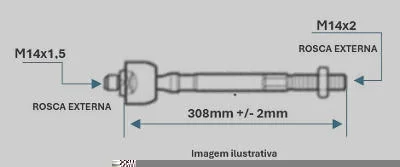 BRAÇO AXIAL DAYCO DSS3272