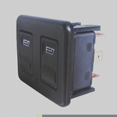 Interruptor Vidro Elétrico Duplo 10 Term Comutadora 12V DNI DNI2014
