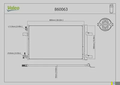 Condensador VALEO 860063