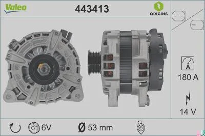 Alternador VALEO 443413