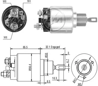 Relé de Partida ZM 778 ZM 778