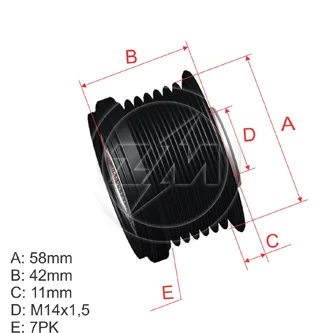 Polia OAP ZM 96.005.08 ZM 9600508
