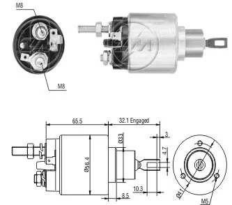 Relé de Partida ZM 876 ZM 876