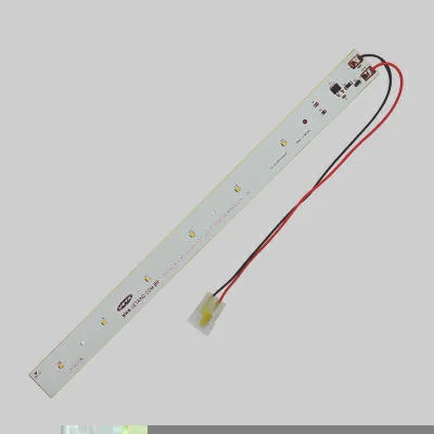 Régua 6 LEDs 40cm 24V Caio c/ Conector Lâmpada Ônibus DNI DNIU901