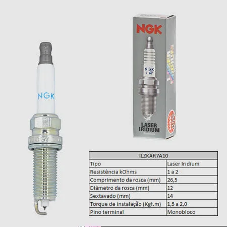 Vela de Ignição NGK ILZKAR7A10