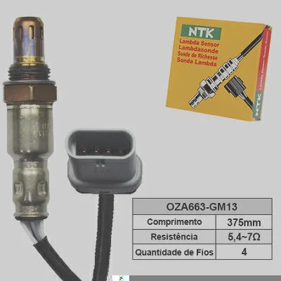 Sensor de Oxigênio NTK OZA663-GM13