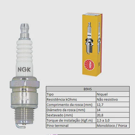 Vela de Ignição NGK B9HS