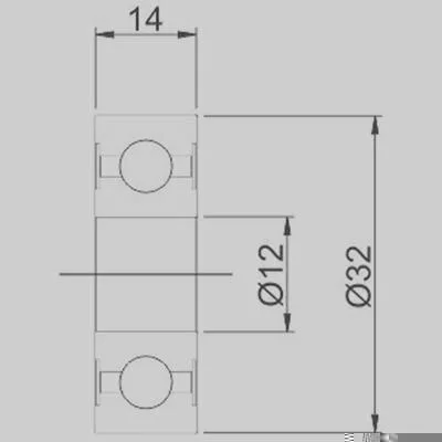 Rolamento de Esferas GAUSS GR62201