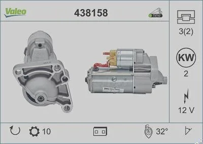 Motor de Partida VALEO 438158