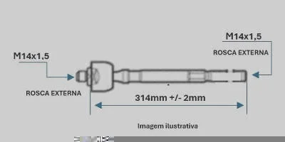 BRAÇO AXIAL DAYCO DSS3167
