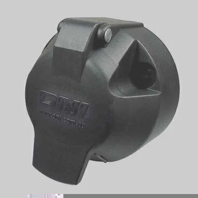 Tomada Engate Fêmea (Fixa) Redonda 6 Polos Polarizada Nylon DNI DNI8370