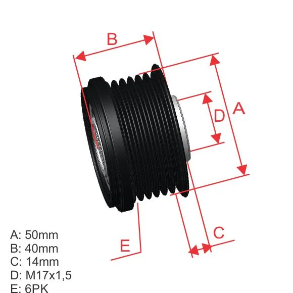 Polia OAP ZM 96.010.07 ZM 9601007
