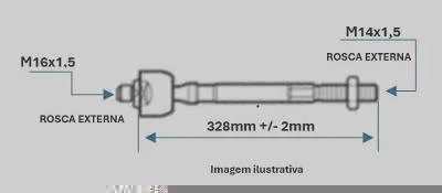 BRAÇO AXIAL DAYCO DSS4326