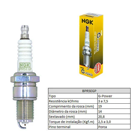 Vela de Ignição NGK BPR5EGP