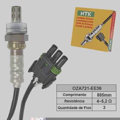 Sensor de Oxigênio NTK OZA721-EE36
