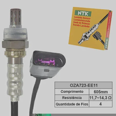 Sensor de Oxigênio NTK OZA723-EE11