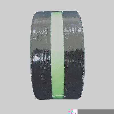 Fita Antiderrapante Preta c/ Neon Fotoluminescente 50mmx5m p/ Pisos