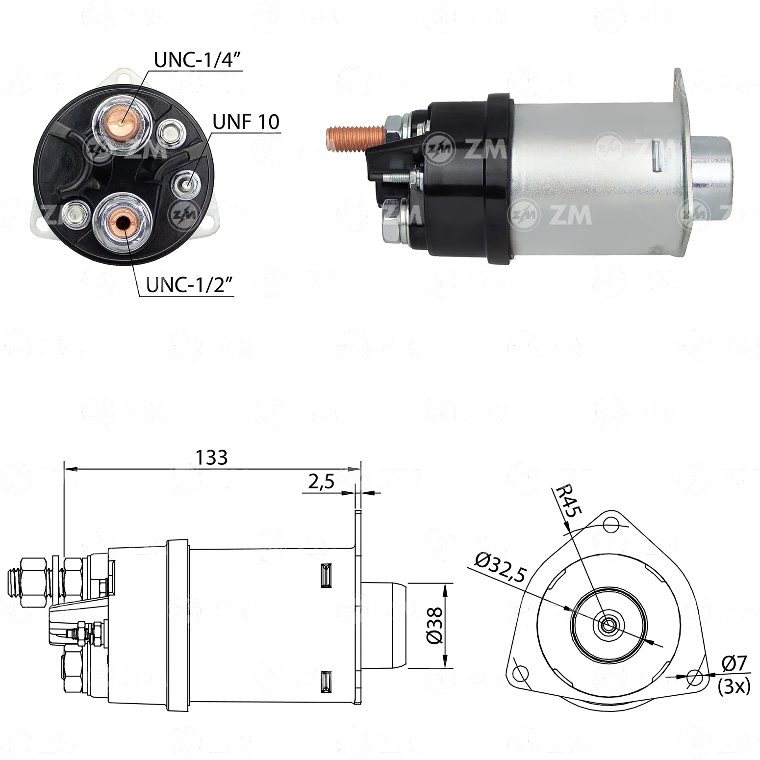 Relé de Partida ZM 460 ZM 460