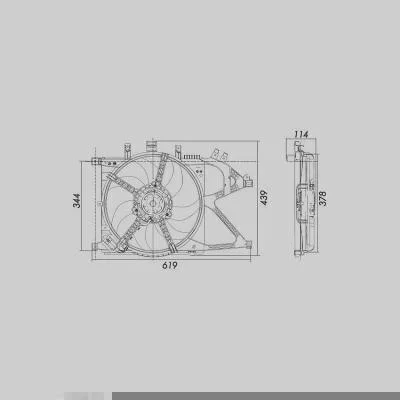 Eletroventilador MAGNETI MARELLI A5807MM