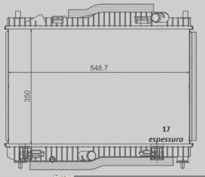 Radiador MAGNETI MARELLI RMM1300FD