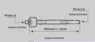 BRAÇO AXIAL DAYCO DSS4443
