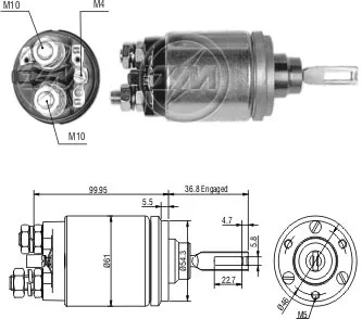 Relé de Partida ZM 742 ZM 742