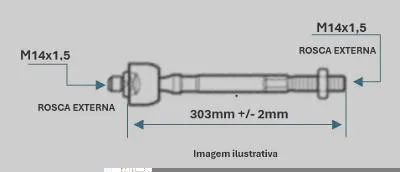 BRAÇO AXIAL DAYCO DSS4300