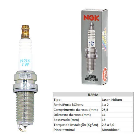 Vela de Ignição NGK ILFR6A