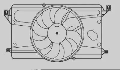 Eletroventilador MAGNETI MARELLI EMM2058FD