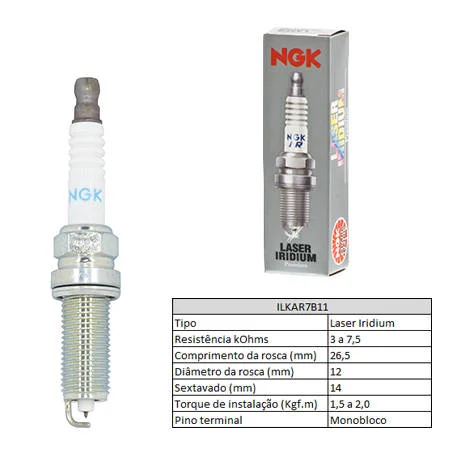 Vela de Ignição NGK ILKAR7B11