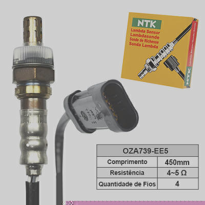Sensor de Oxigênio NTK OZA739-EE5
