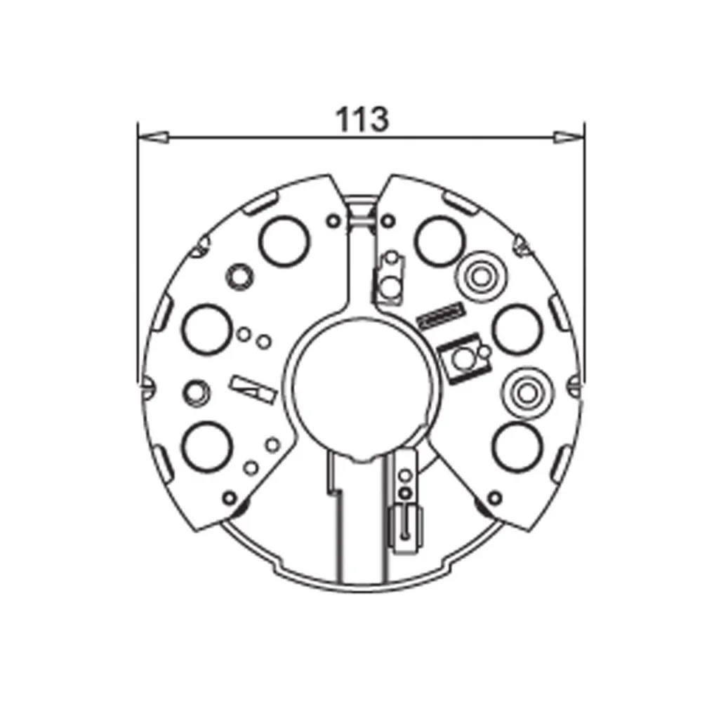PONTE RETIFICADORA 12V