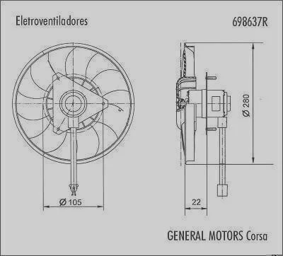 Eletroventilador VALEO 698637