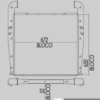 Bloco Para Intercooler MAGNETI MARELLI 84624MM